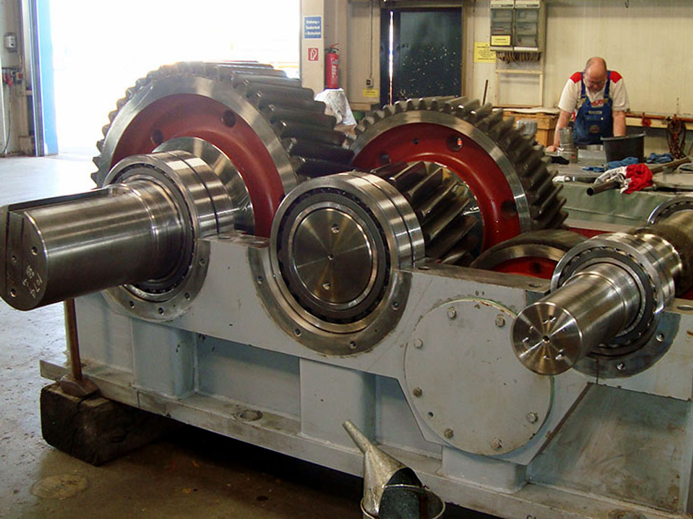 Getriebe Hubwerk Container