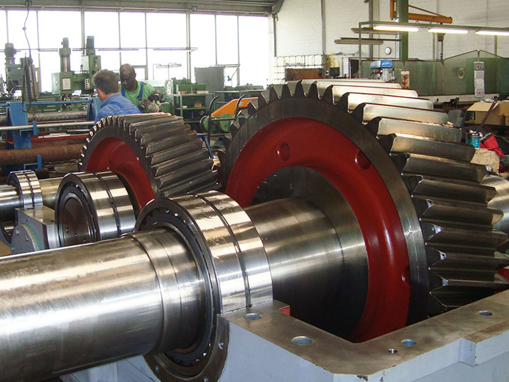 Getriebe Hubwerk Container